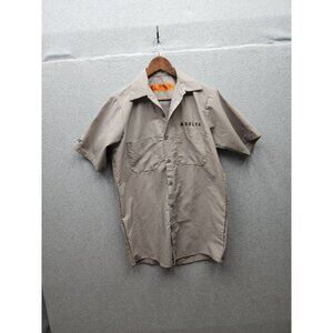 Delta Airlines Cabin Experience Red Kap Beige Short-Sleeve Work Shirt